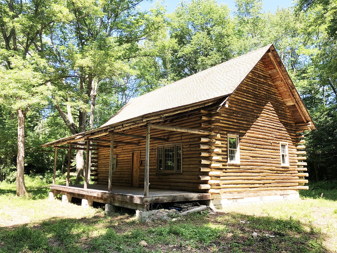 34 acres Log Cabin in Whitney Point NY 6342 State Route 26 NY