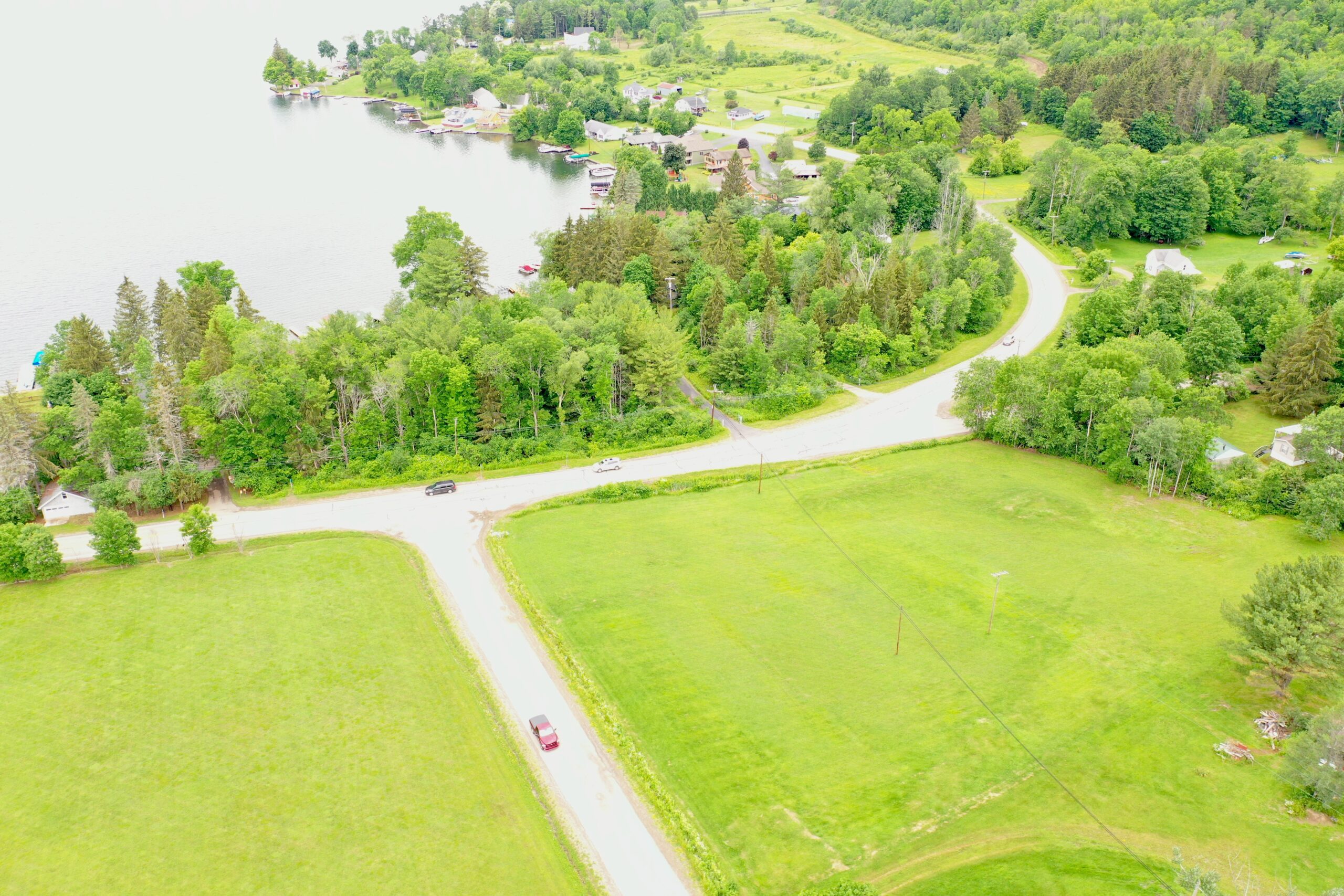 2 acres Building Lot with Garage and Cuba Lake Views in Cuba NY 9372