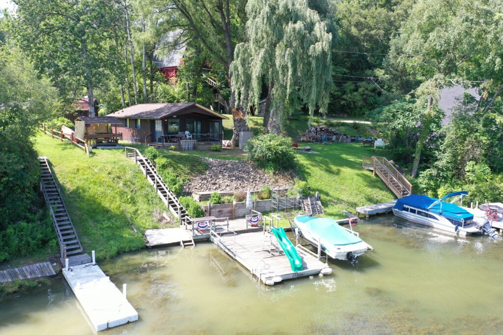 Lakefront Cottage with Dock on Rushford Lake in Rushford NY 8270 Trail