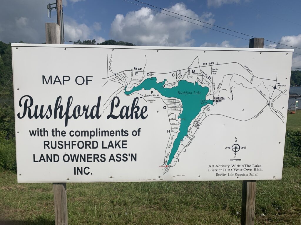 Lakefront Cottage with Dock on Rushford Lake in Rushford NY 8270 Trail