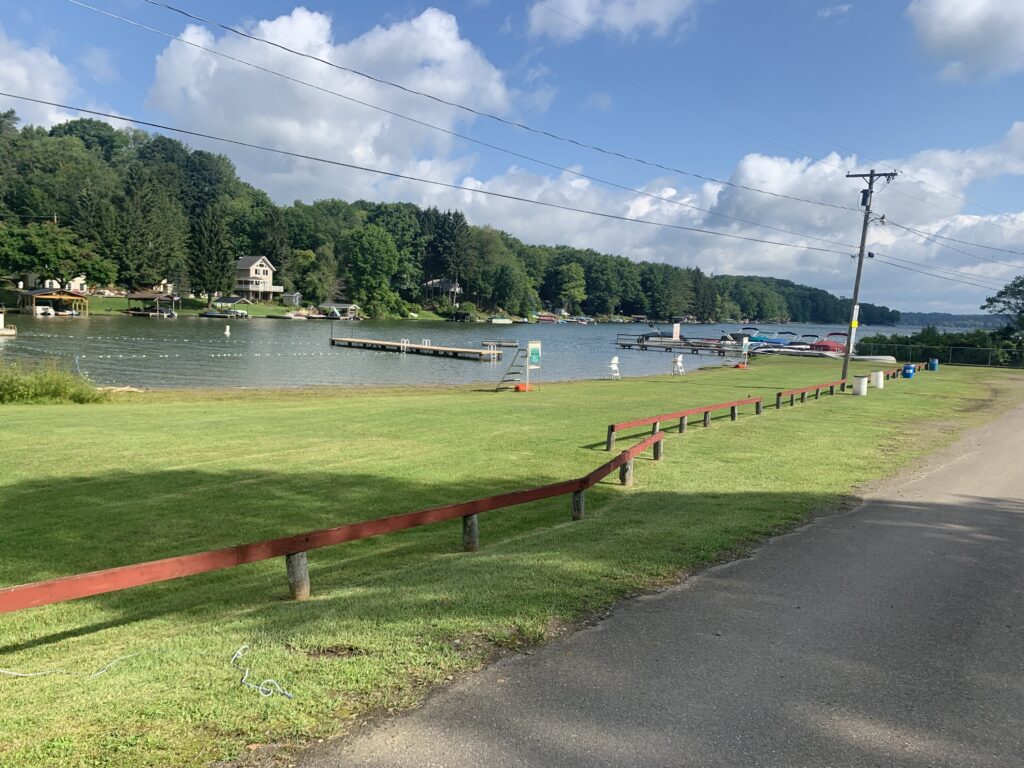 Lakefront Cottage with Dock on Rushford Lake in Rushford NY 8270 Trail