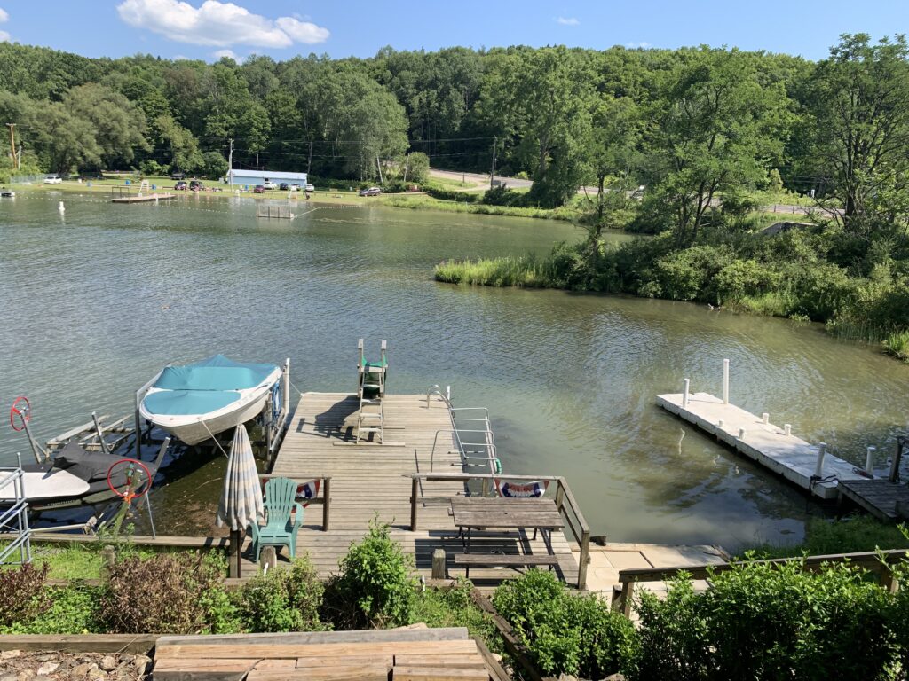 Lakefront Cottage with Dock on Rushford Lake in Rushford NY 8270 Trail