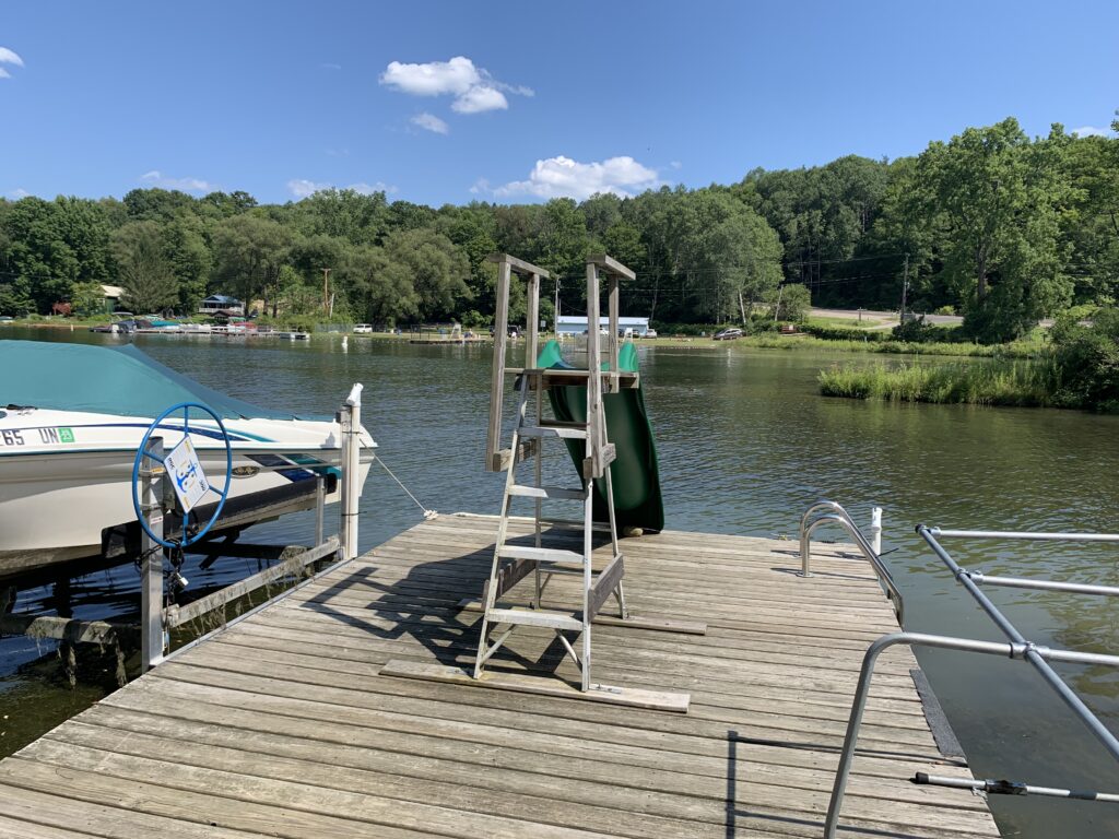 Lakefront Cottage with Dock on Rushford Lake in Rushford NY 8270 Trail