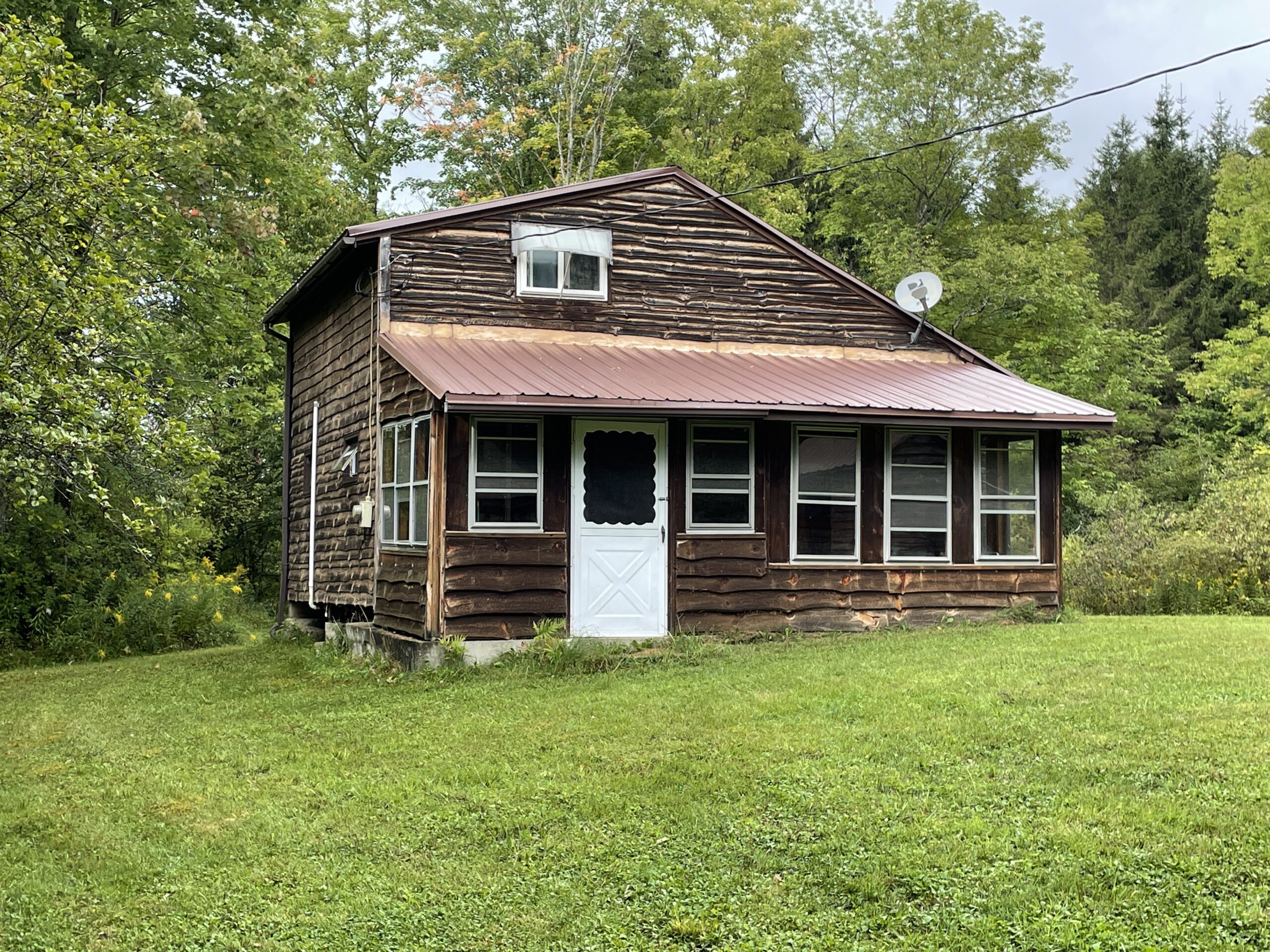 New York Land Quest Cabin on 5 acres in Birdsall NY 3346 Old York Drive borders County Land