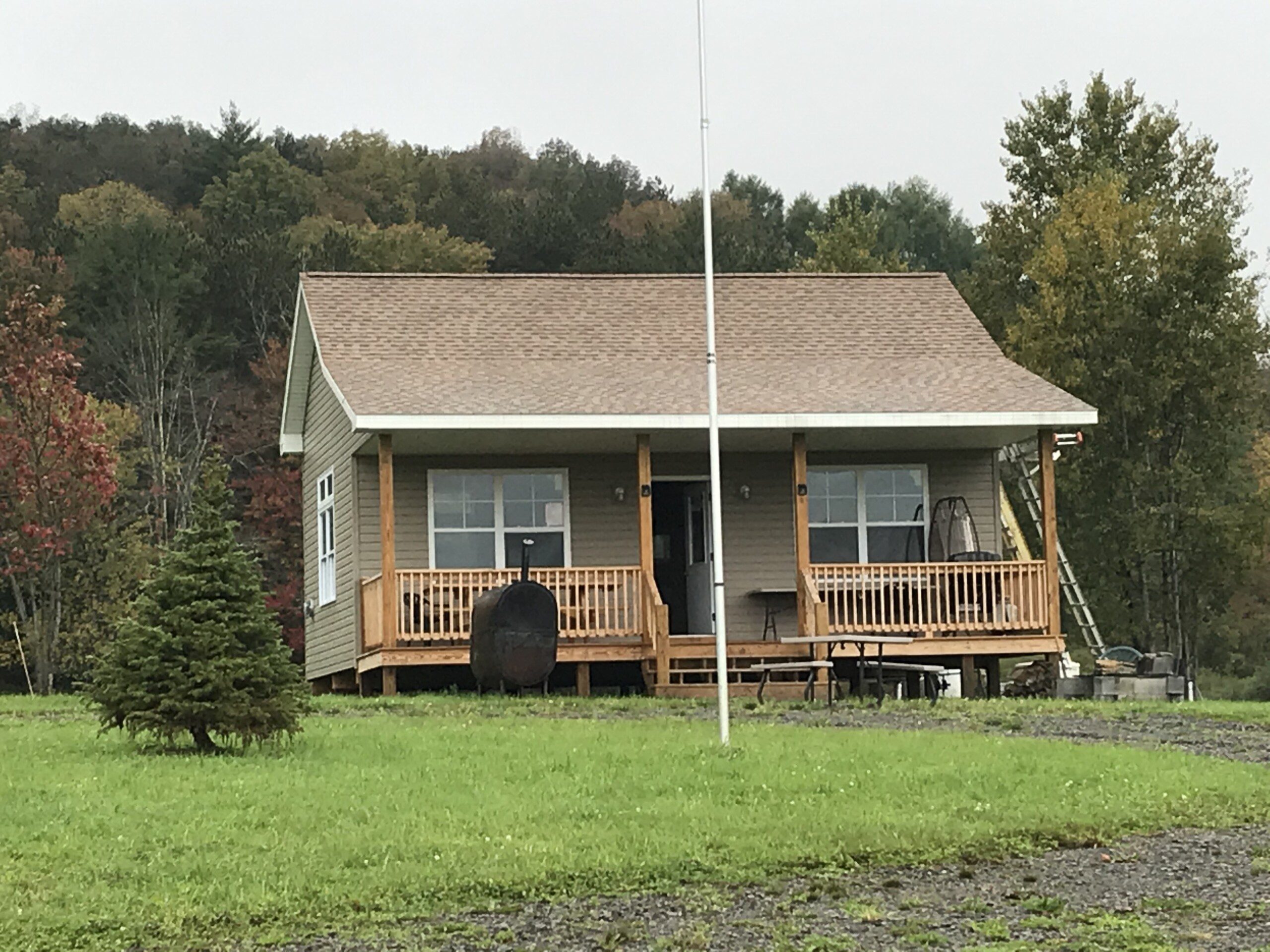 New York Land Quest 12 acres New Cabin with Pond in Smithville NY 289