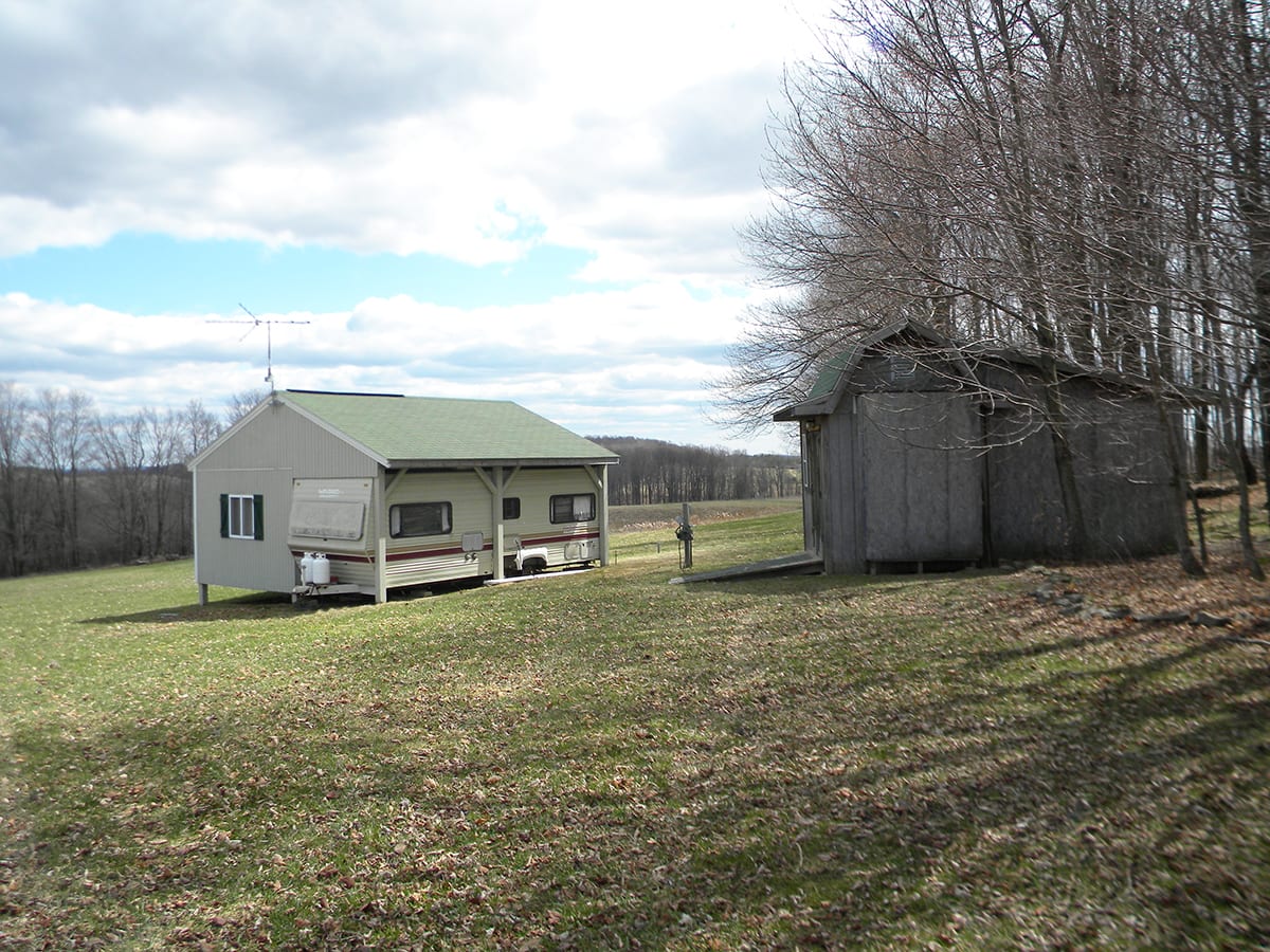 Trailer Campers on 34 Acres in Troupsburg NY Finger Lakes Region NY