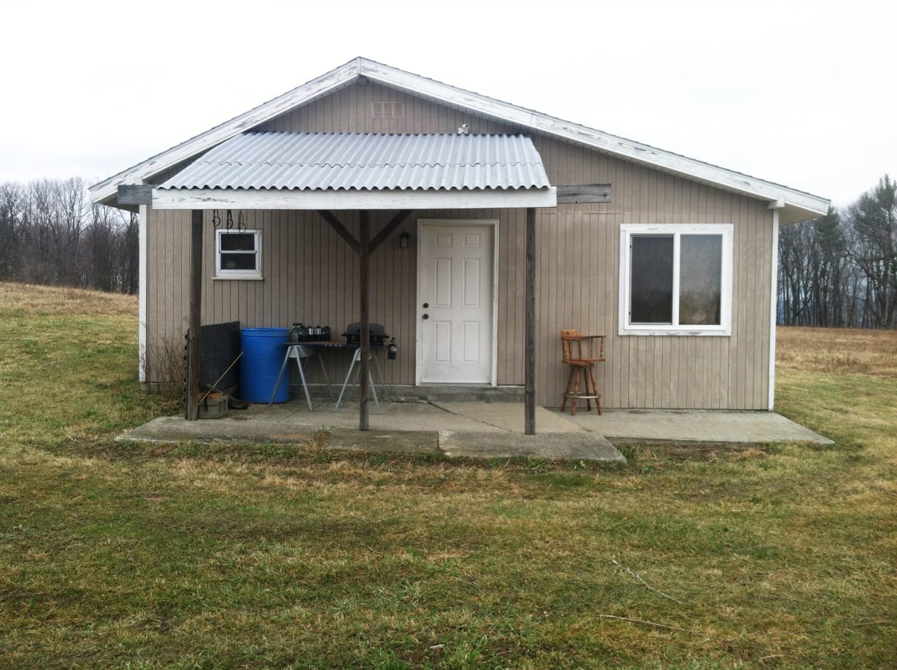 Cabin and Ponds near Bath NY with All Amenities on 73 Acres NY