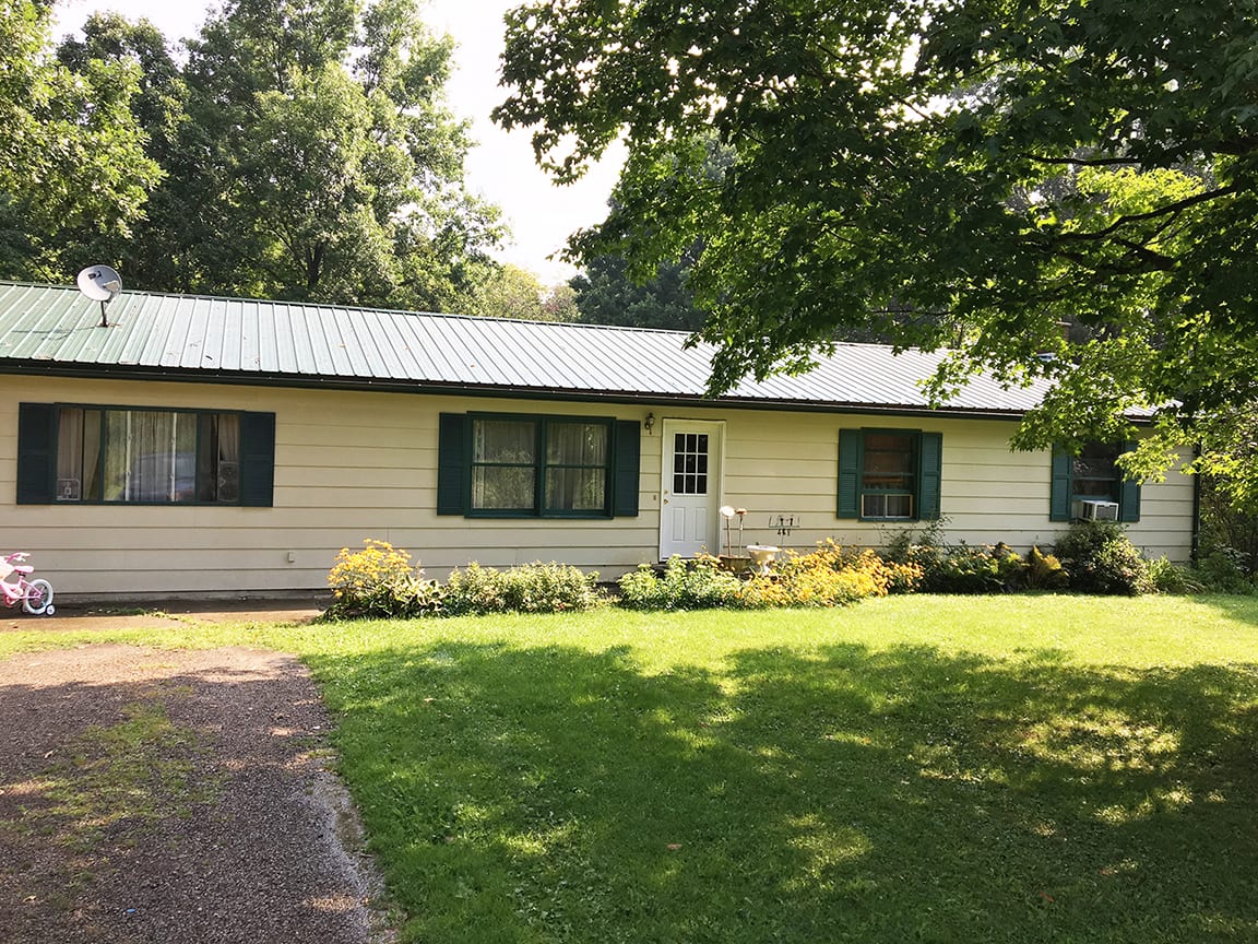 House in Amity NY 4868 Back River Road near the Genesee River NY