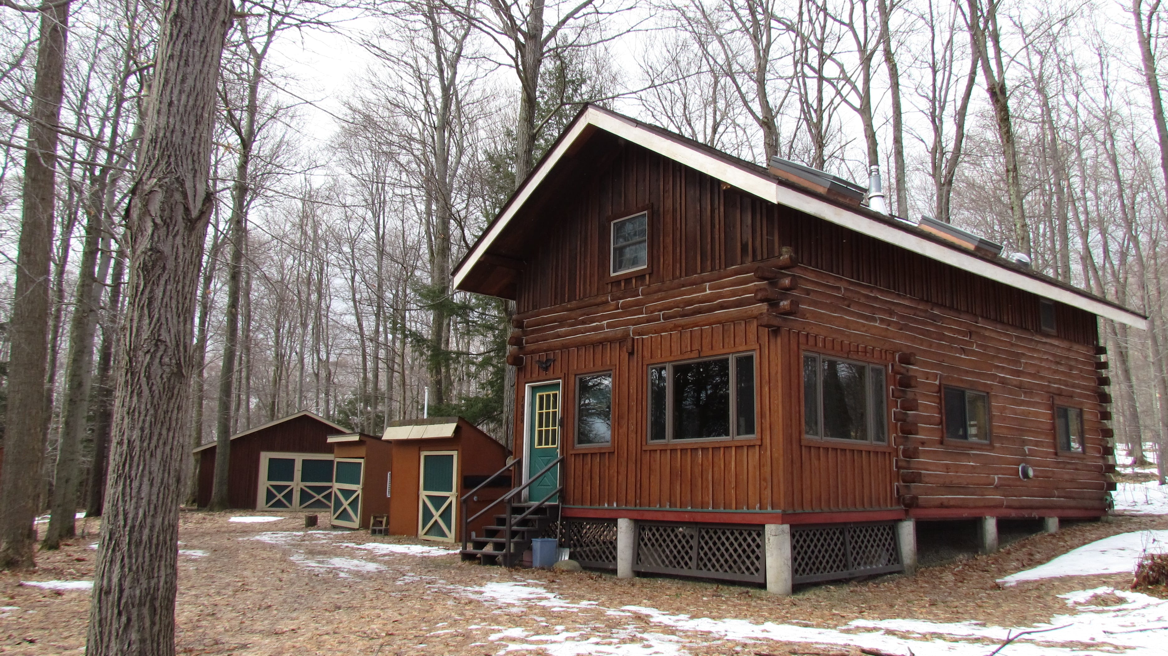 78 acres Log Cabin near Skaneateles Lake NY with Owner Financing NY