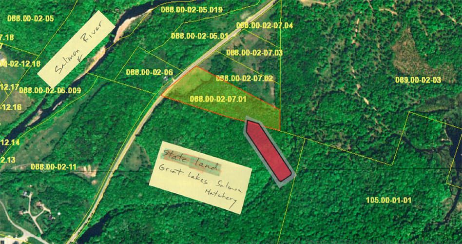 10 acres Across the road from Salmon River borders New York State Land NY LandQuest NY LandQuest